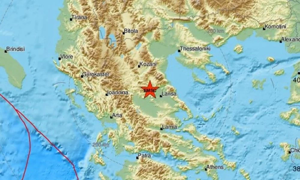 Νέα σεισμική δόνηση  στην Ελασσόνα
